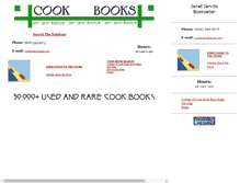 Tablet Screenshot of cookbookjj.com